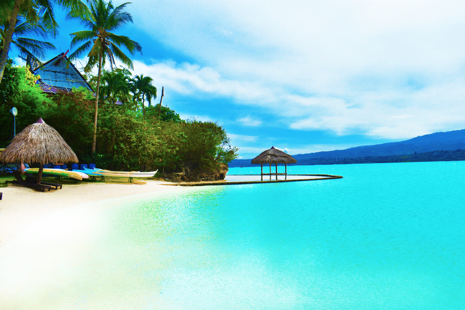 セブ島が誇る海に囲まれた絶景リゾート「Badian Island Wellness Resort」