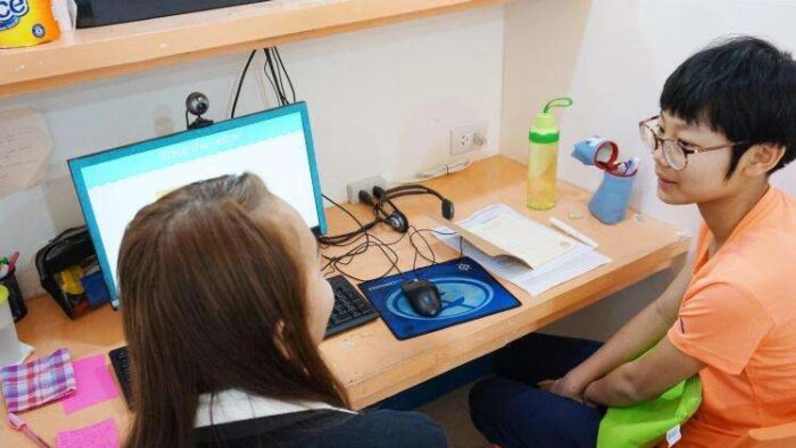 Kids教材でおすすめの学校を示す写真