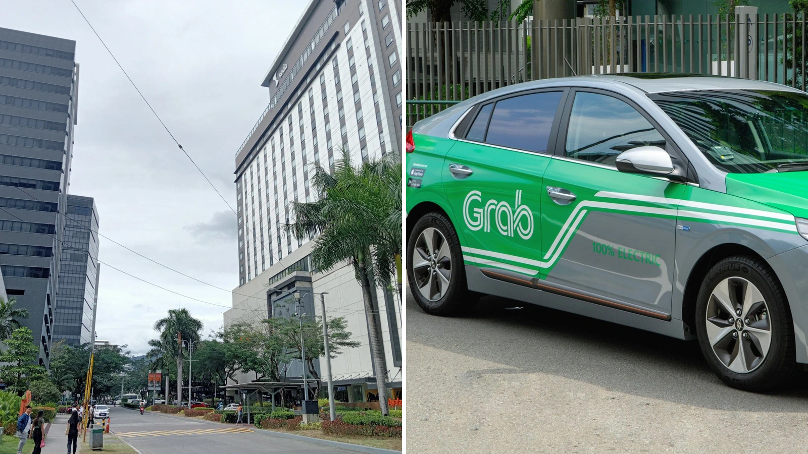 徒歩型とGrab型の違いを示す写真