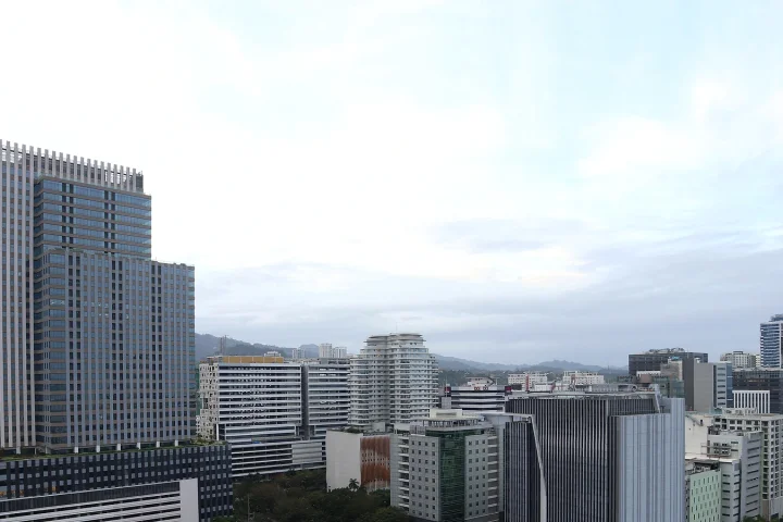 週末に訪れるセブ市内のビジネス街