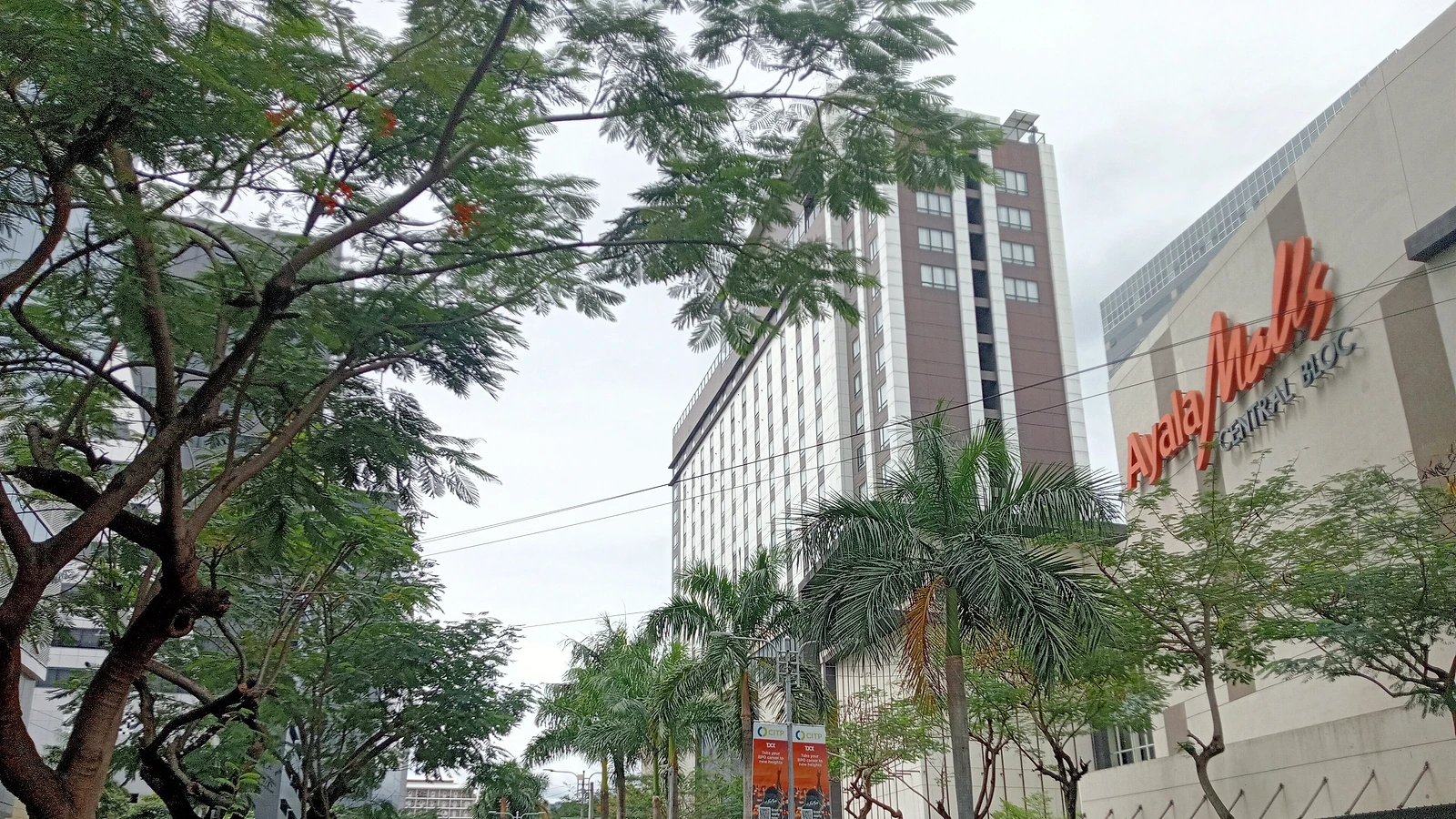 外出先となるCebu IT Parkの街並み
