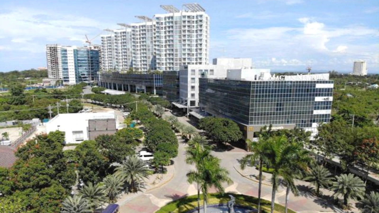 休日に利用するMactan Newtownの街区