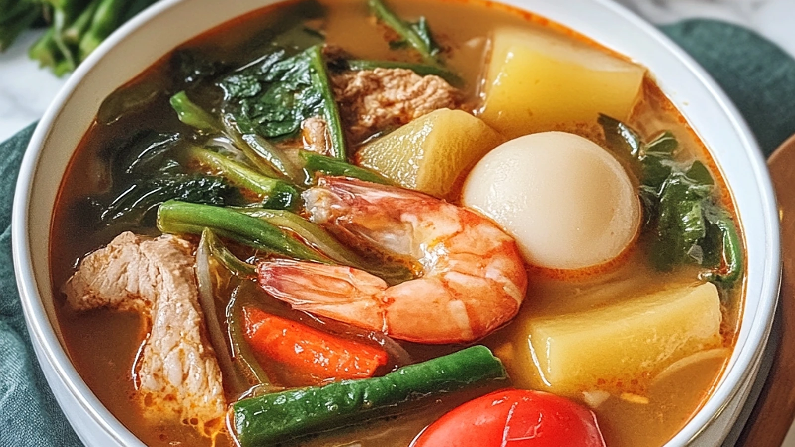 酸味のあるスープ料理シニガン