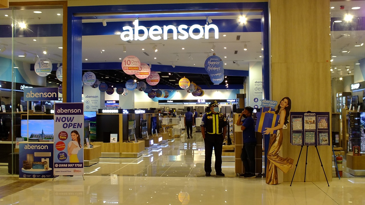 セブのAbenson APM Prime Cebu｜家電・家具・ガジェットと配送相談を確認する