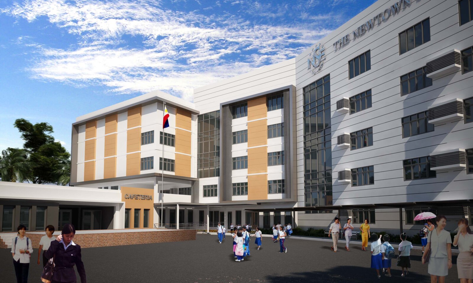 Mactan Newtownの教育施設 Newtown Schoolと英語学習拠点を整理
