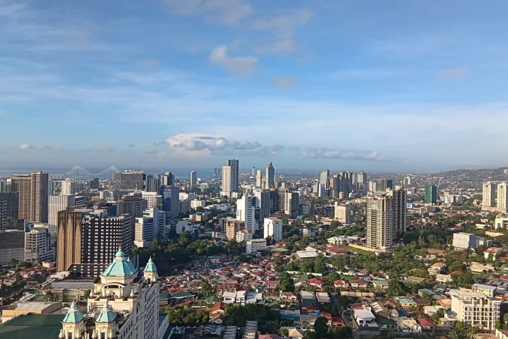 Cebu City中心部のSkyline