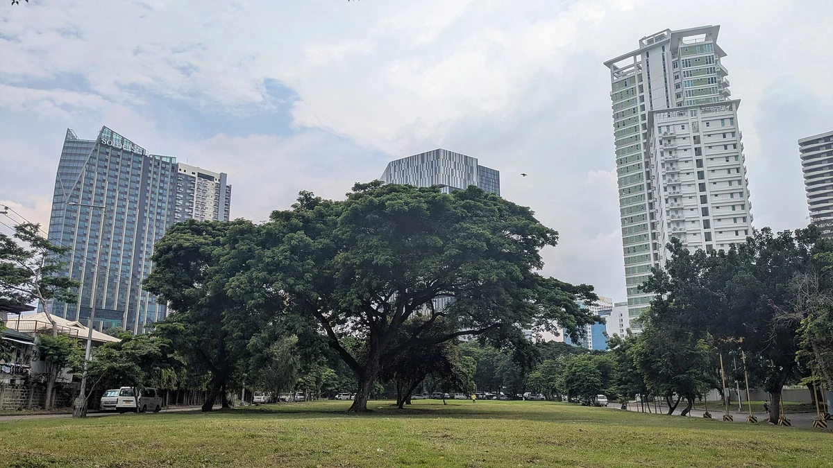 セブ・ビジネス・パーク Central Parkと広場｜20％の緑地を実際の場所から整理