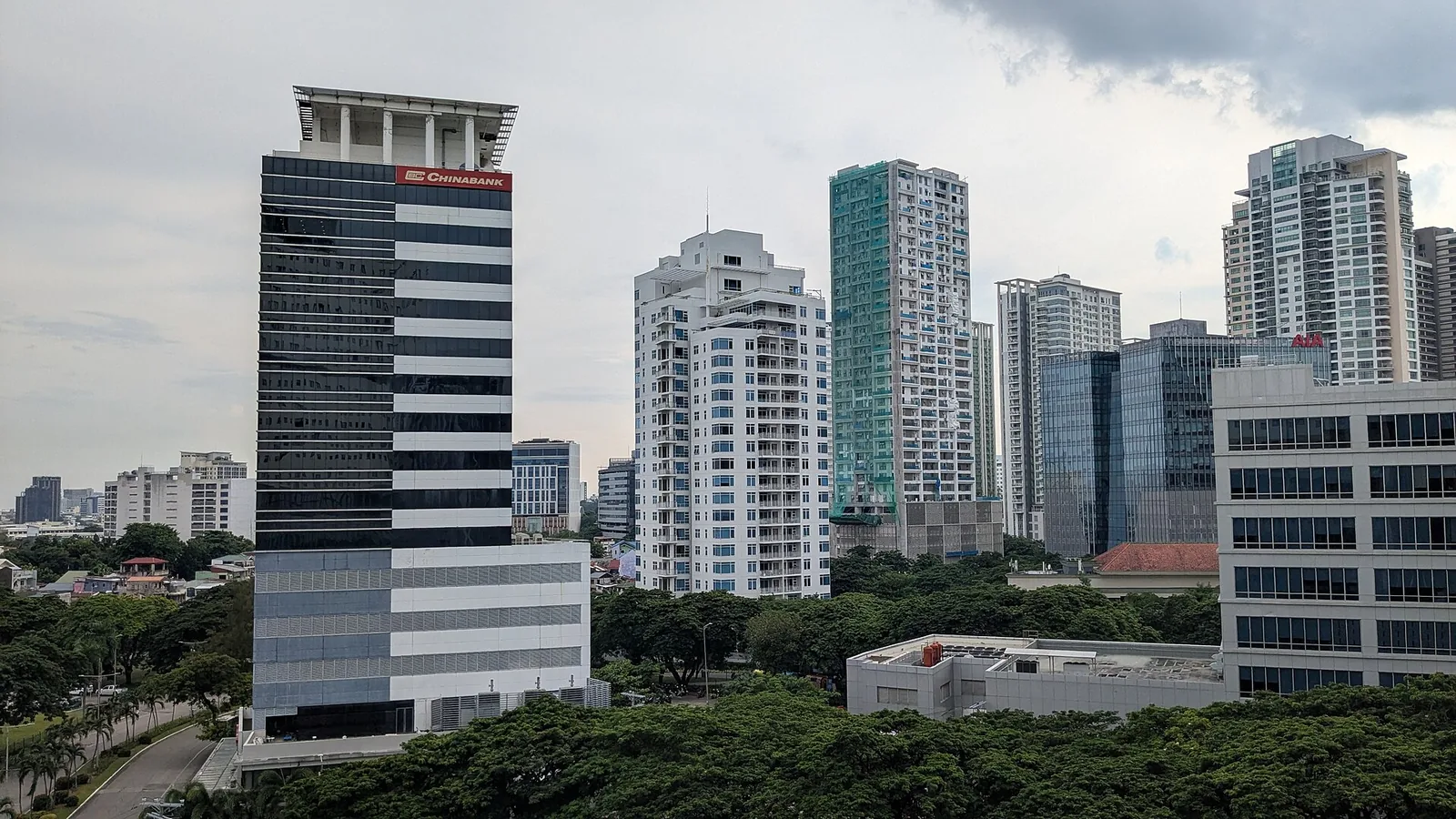 Cebu Business Parkのビル群