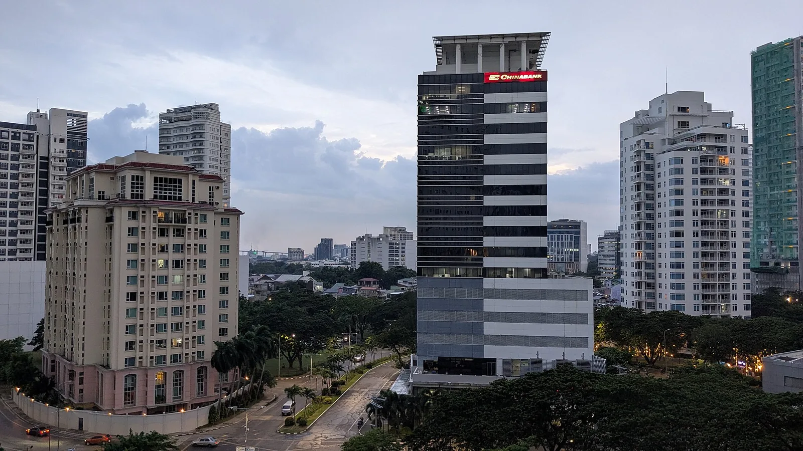 Cebu Business Parkのビル群