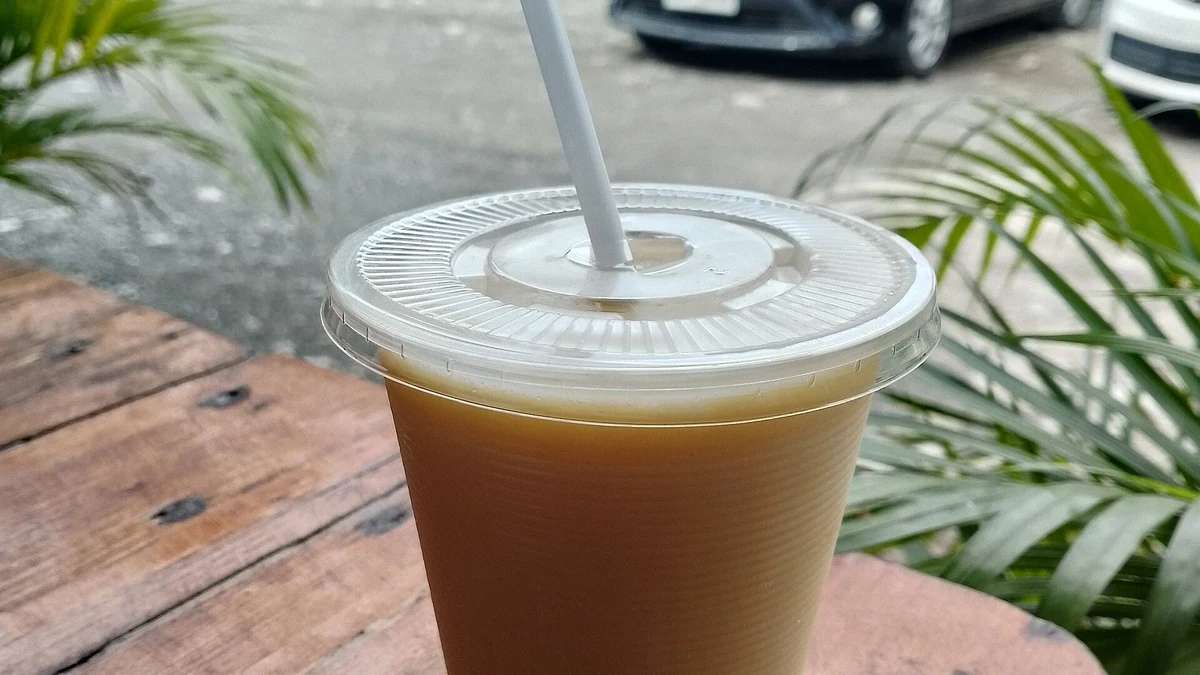 Cebu Cityの店舗で提供されたMango Shake