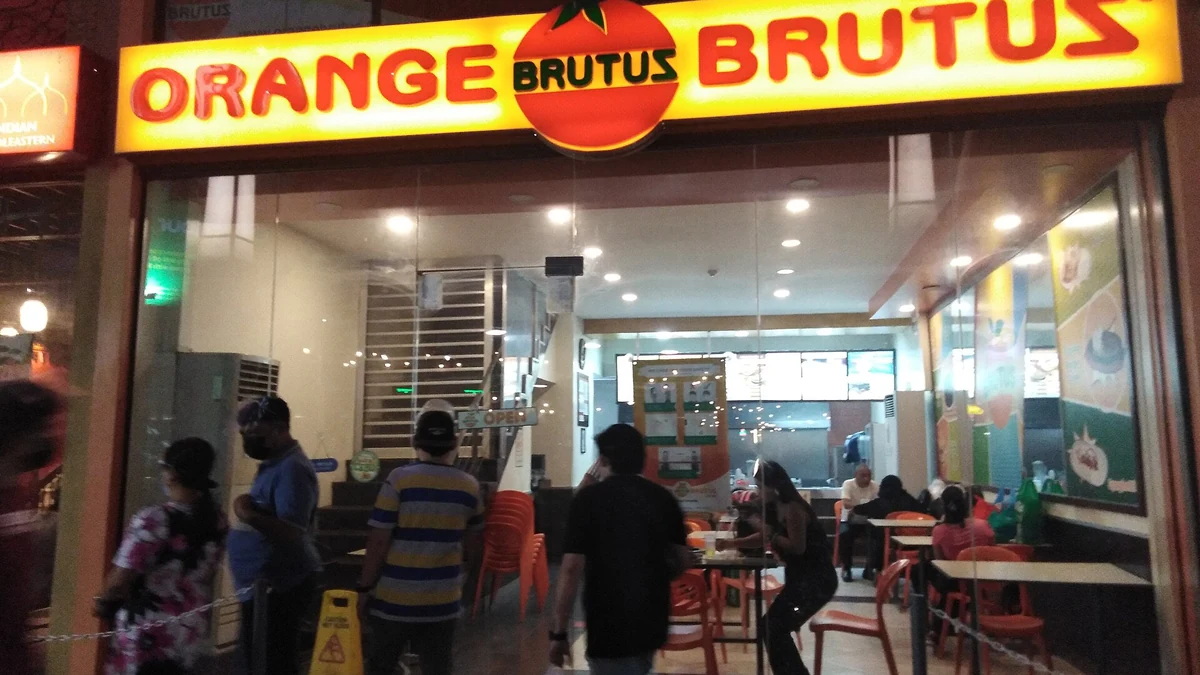 Orange Brutusを写した現地写真