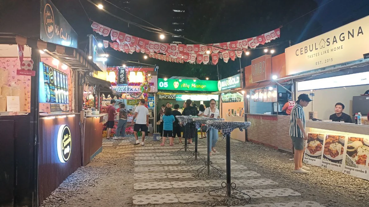 Sugbo Mercadoのフードストール（会場参考写真）