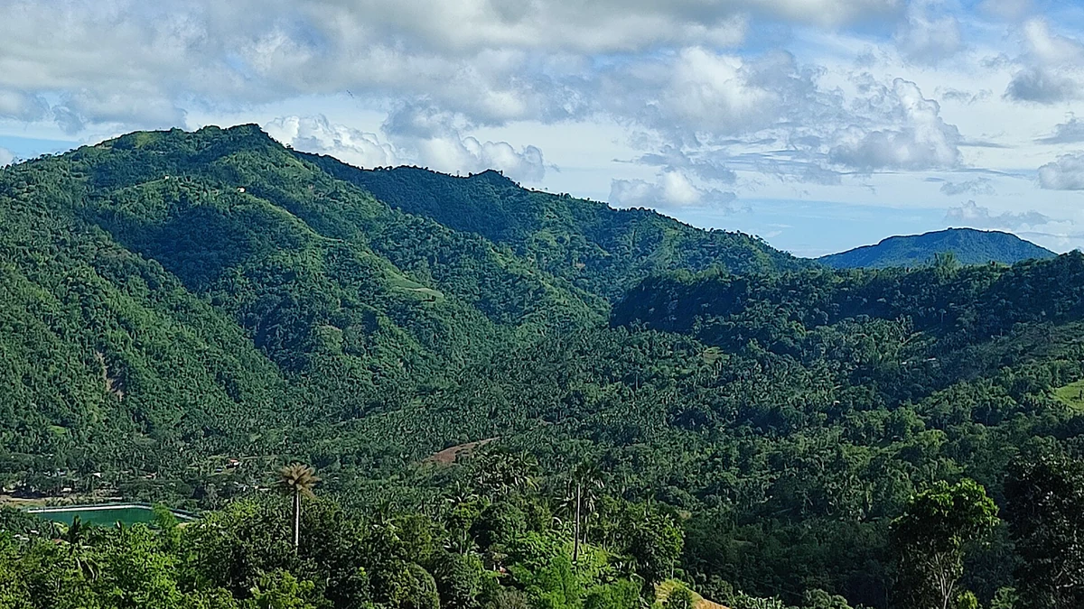 コトコト・ルサラン流域に位置するルサランの山地