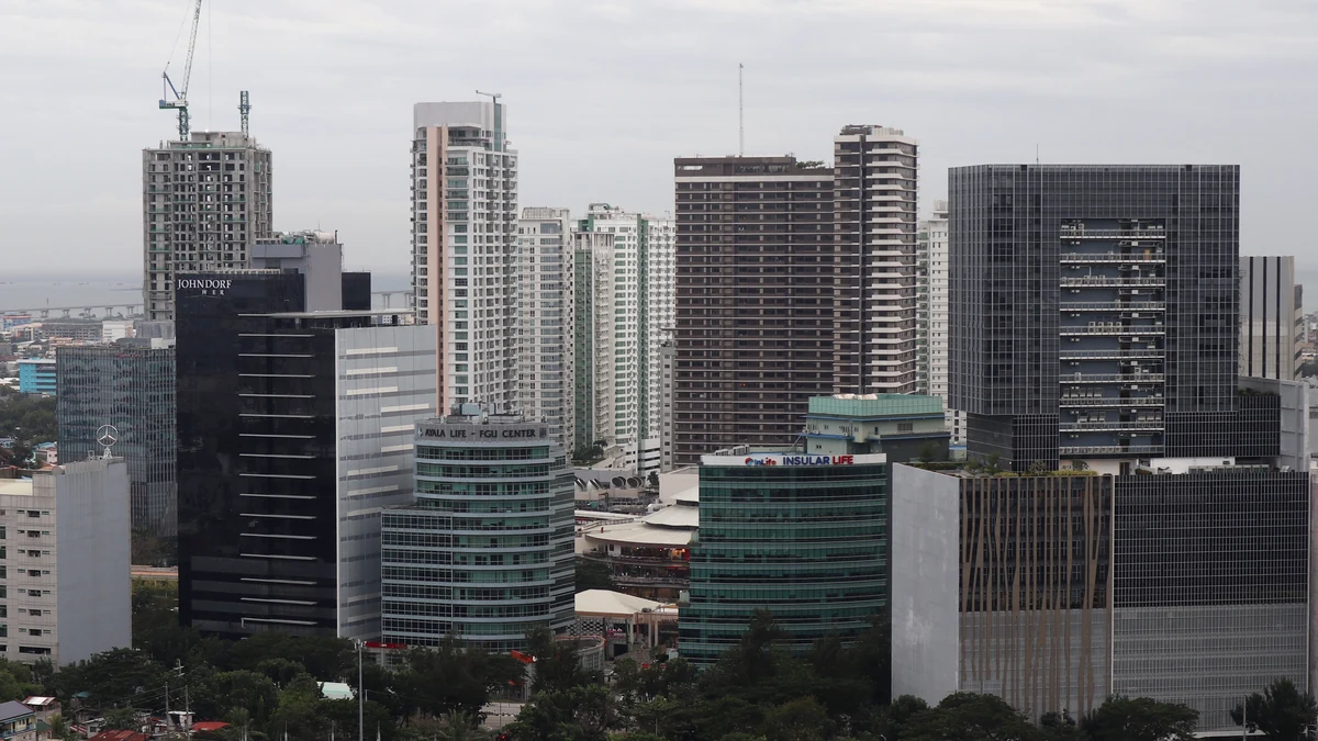 Cebu Business Parkの街並み