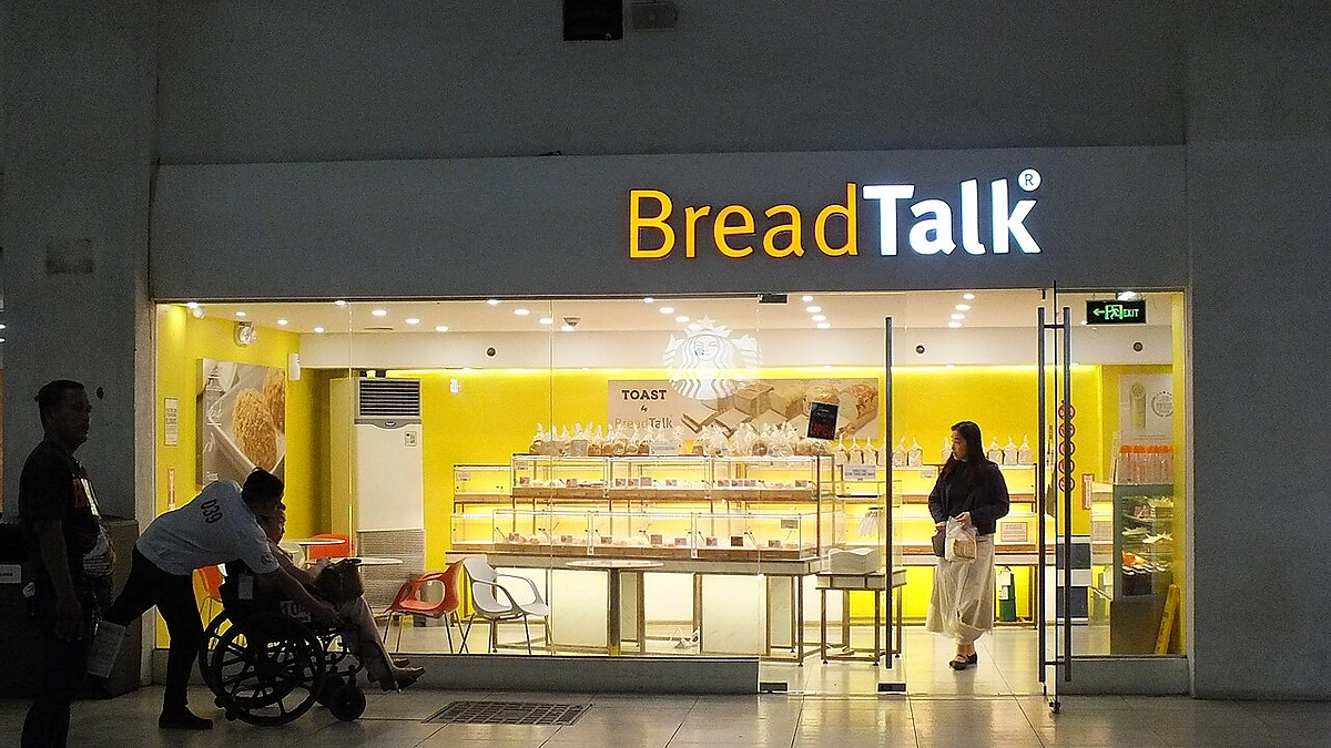 ベーカリーの店頭