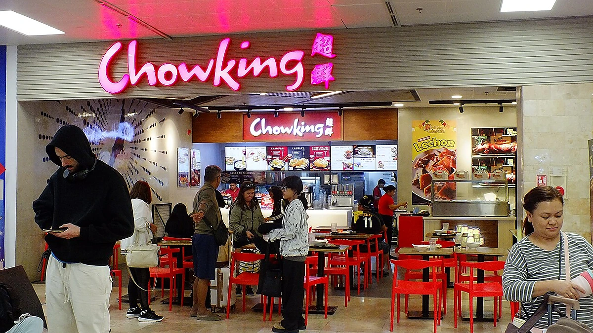 ファストフード店の店頭