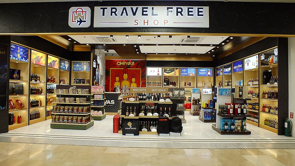 免税店の店頭