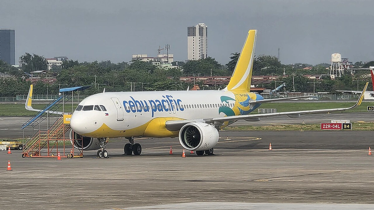 駐機場に停まる旅客機