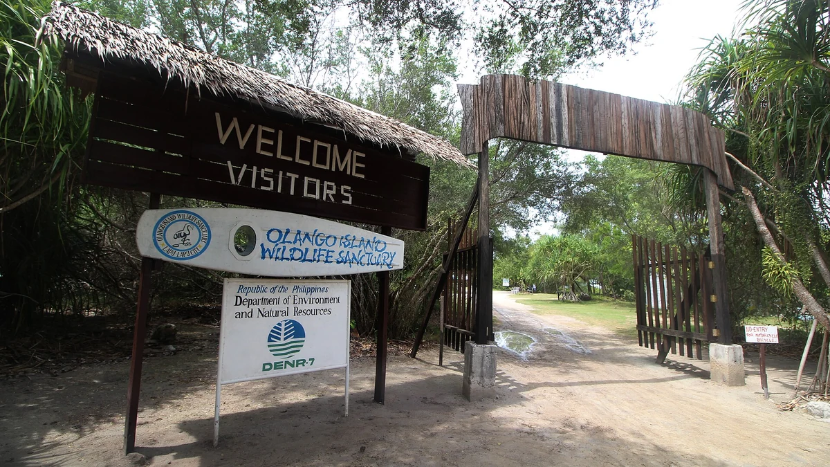 Olango Island Wildlife Sanctuaryの入口