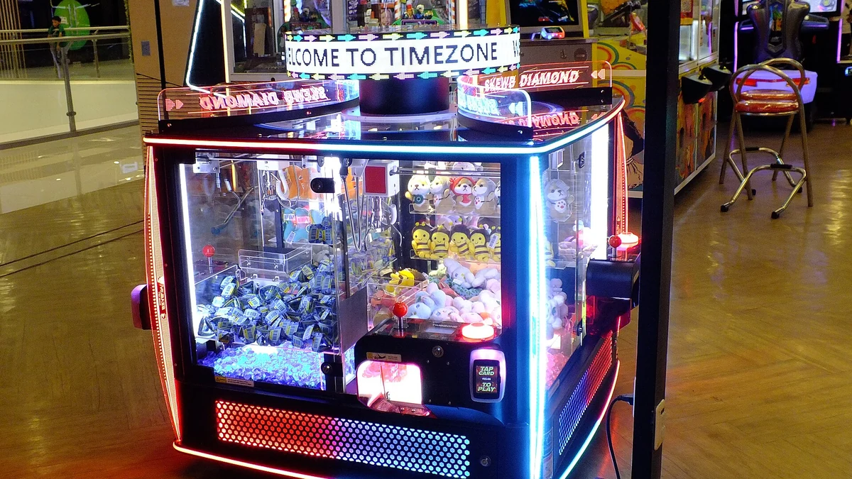 セントラルブロックのクレーンゲーム