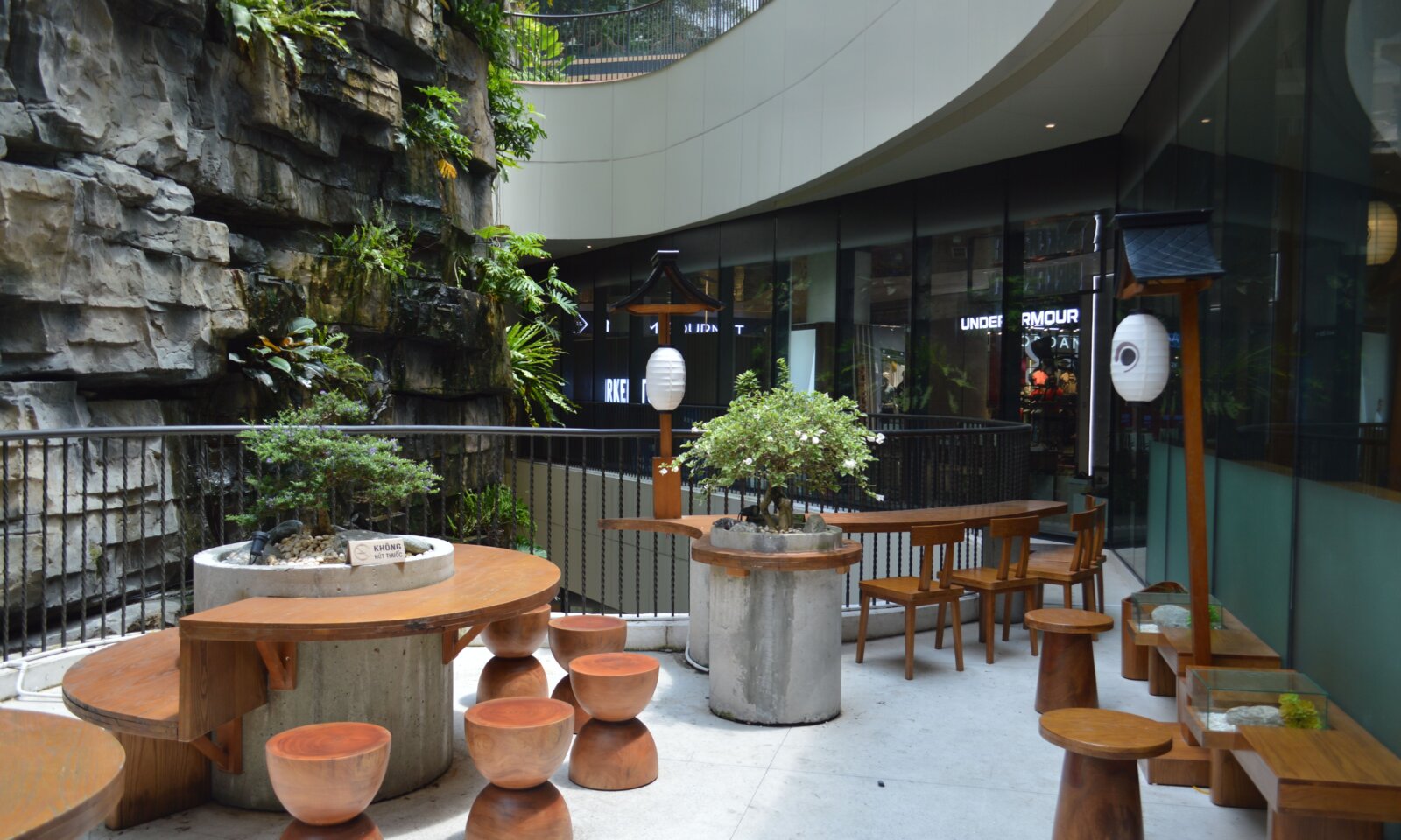 SM J Mall Izakaya Terrace｜テラスの位置と飲食店の利用範囲