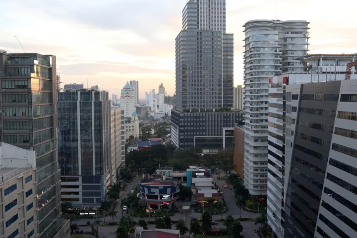 高層ビルが並ぶCebu IT Park