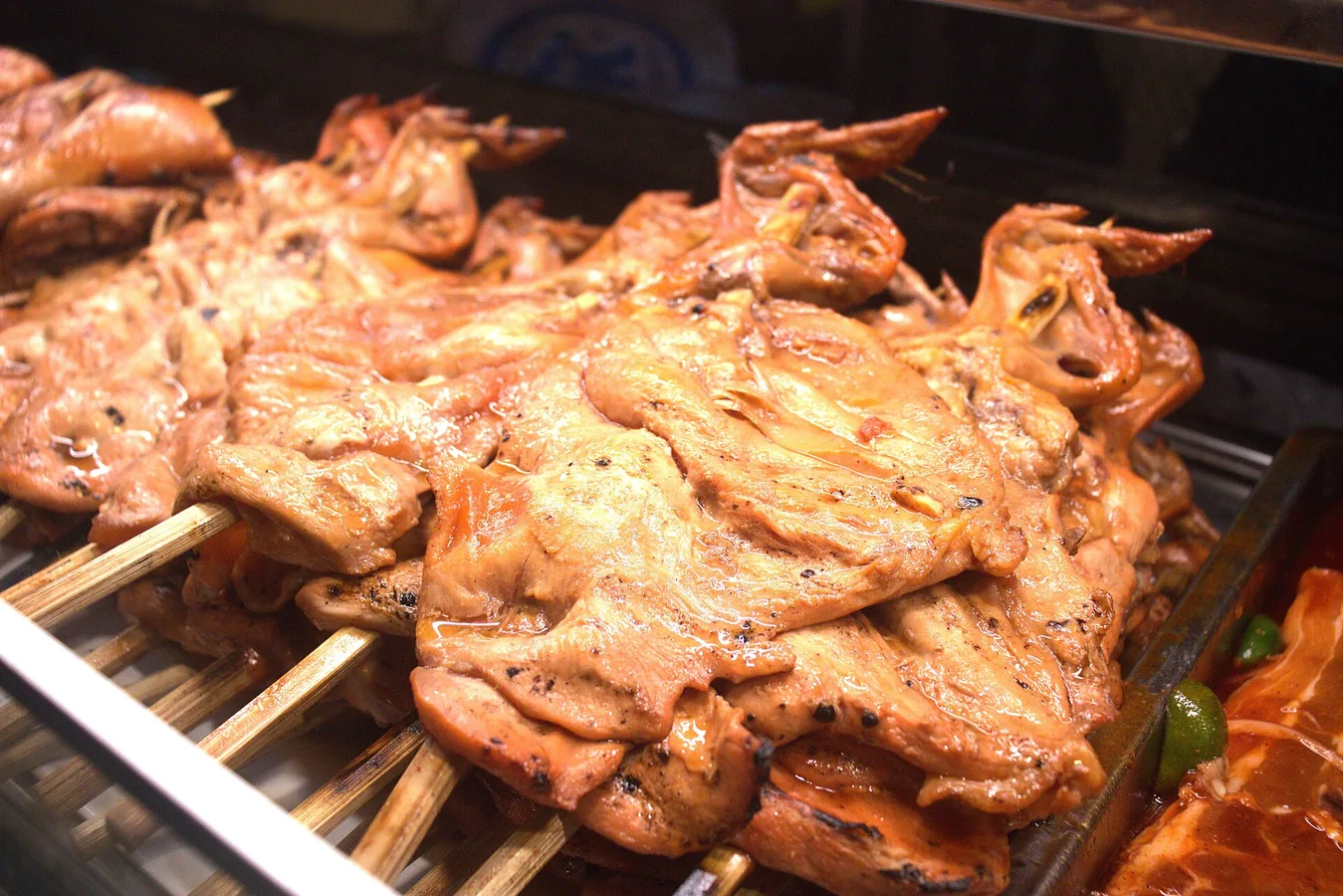Sugbo Mercado的烤鸡摊食品