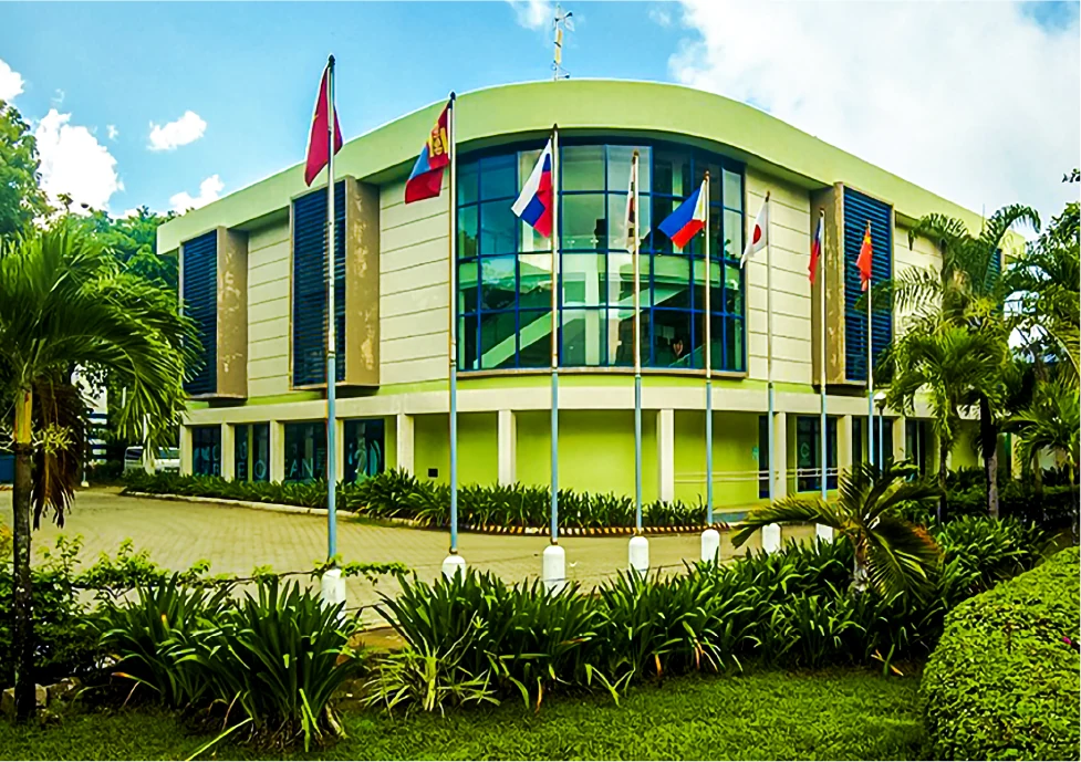 Cebu Blue Ocean Academyの校舎の外観