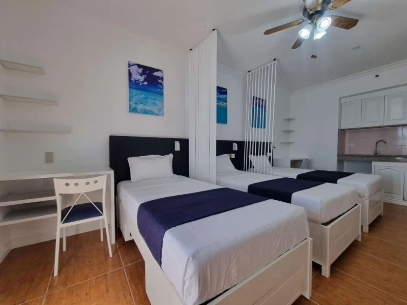 Cebu Blue Ocean Academyの寮の部屋