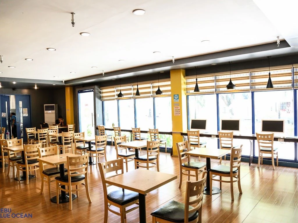 Cebu Blue Ocean Academyの食堂