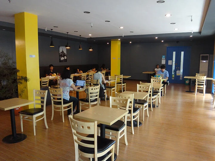 Cebu Blue Ocean Academyの食堂