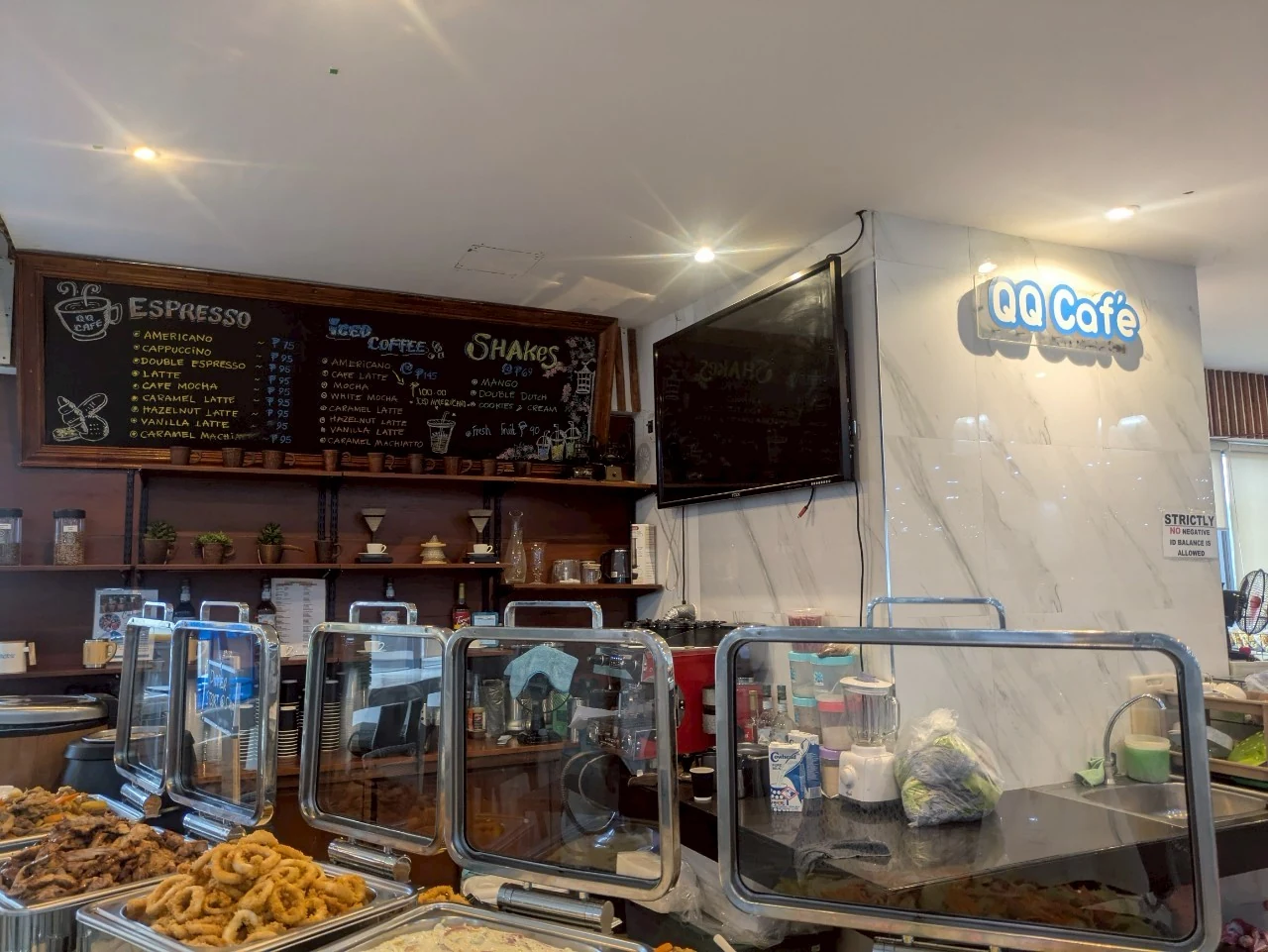 QQEnglishの校内のカフェ