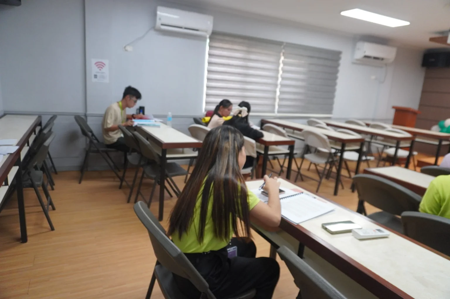 CIEC GLOBALの授業中の教室