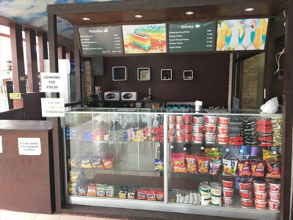 ELSAの校内の売店