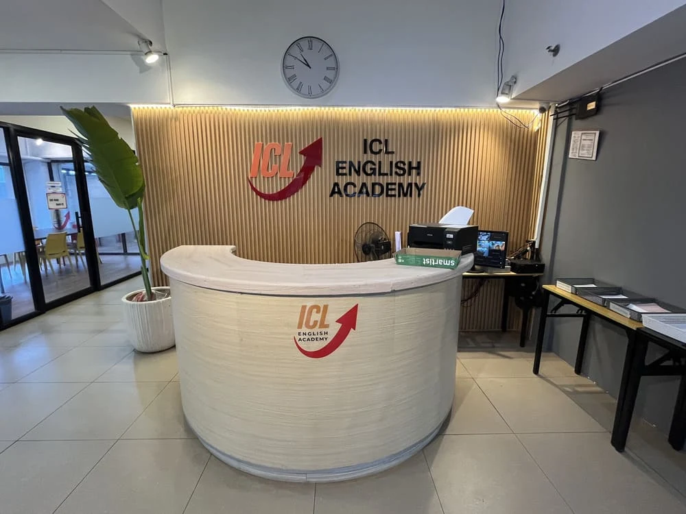 ICL English Academyの受付