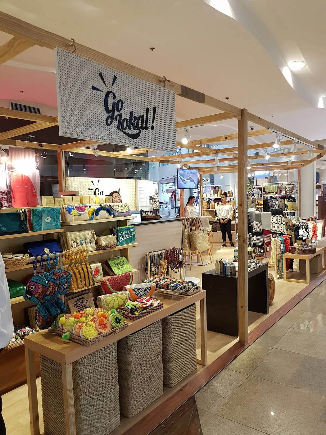 宿务菲律宾实景:商场里的快闪摊位