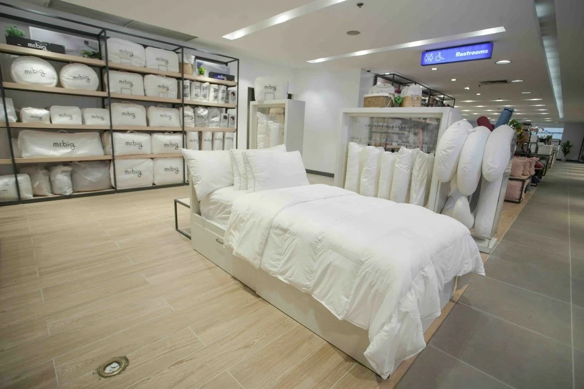 宿务菲律宾实景:百货店的寝具与家居用品卖场