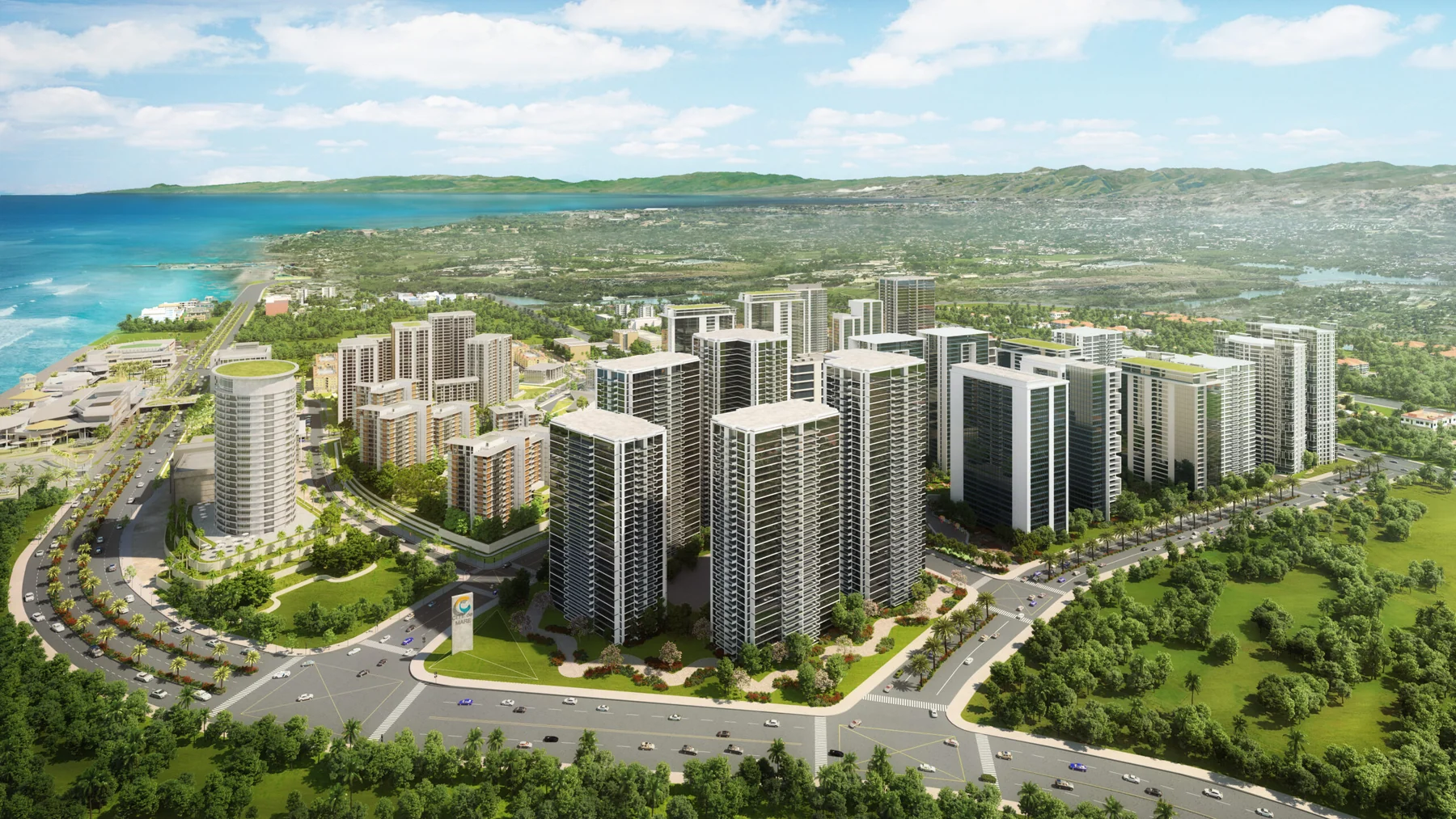 宿务菲律宾实景:City di Mare一带街景