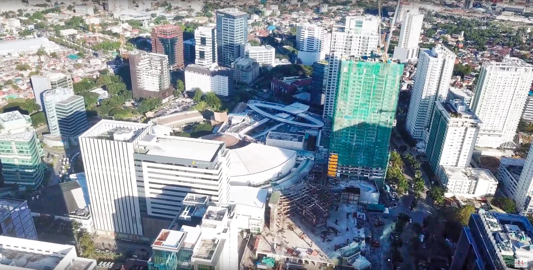 宿务菲律宾实景:Cebu Business Park夜景