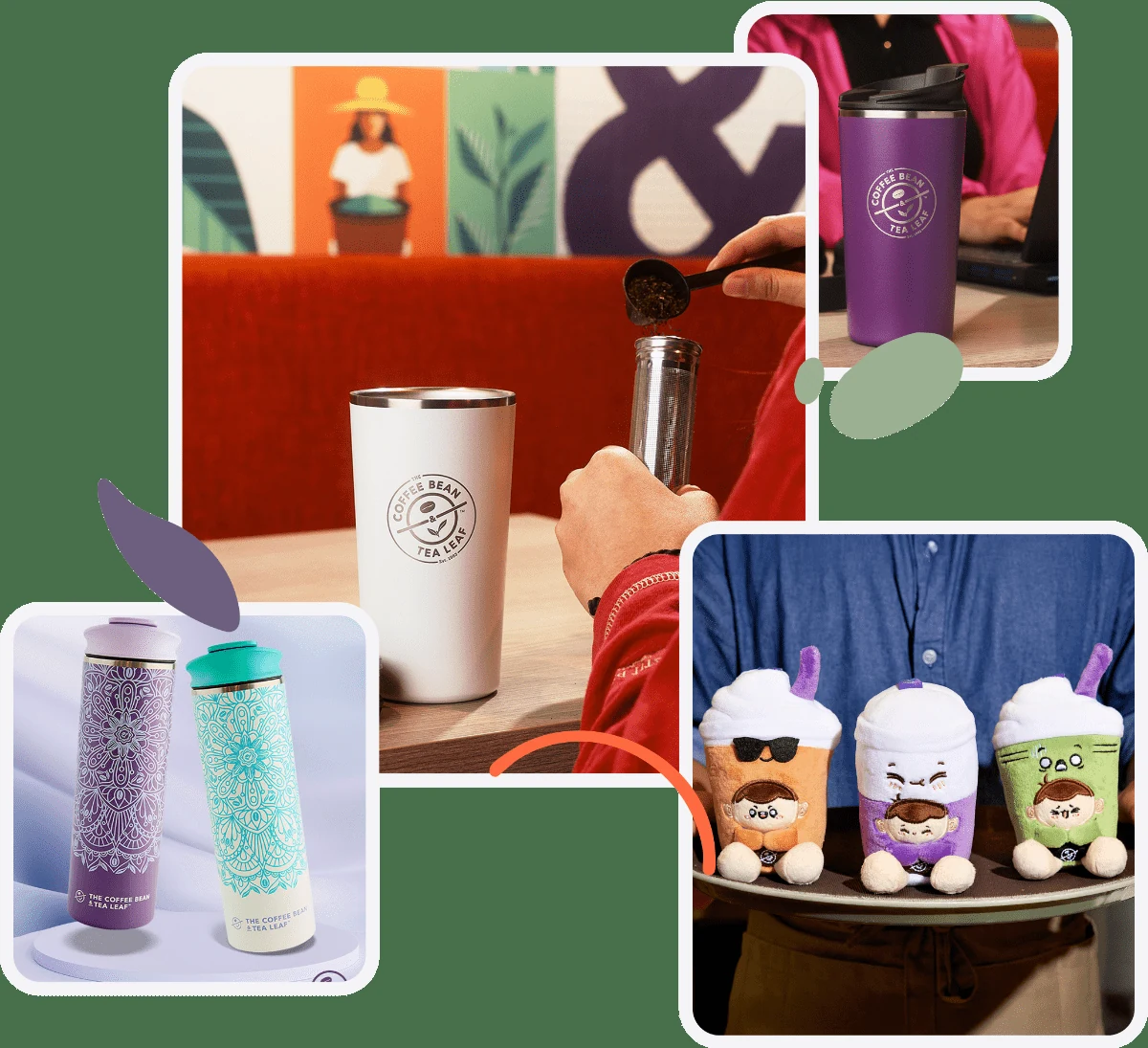 CBTL菲律宾的咖啡与相关商品展示；图为品牌资料，并非指定宿务分店