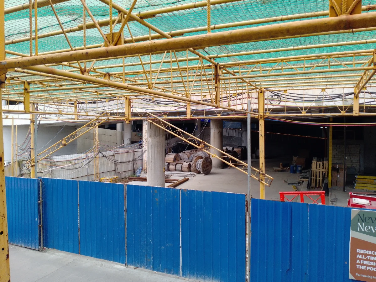 SM City Cebu的施工现场