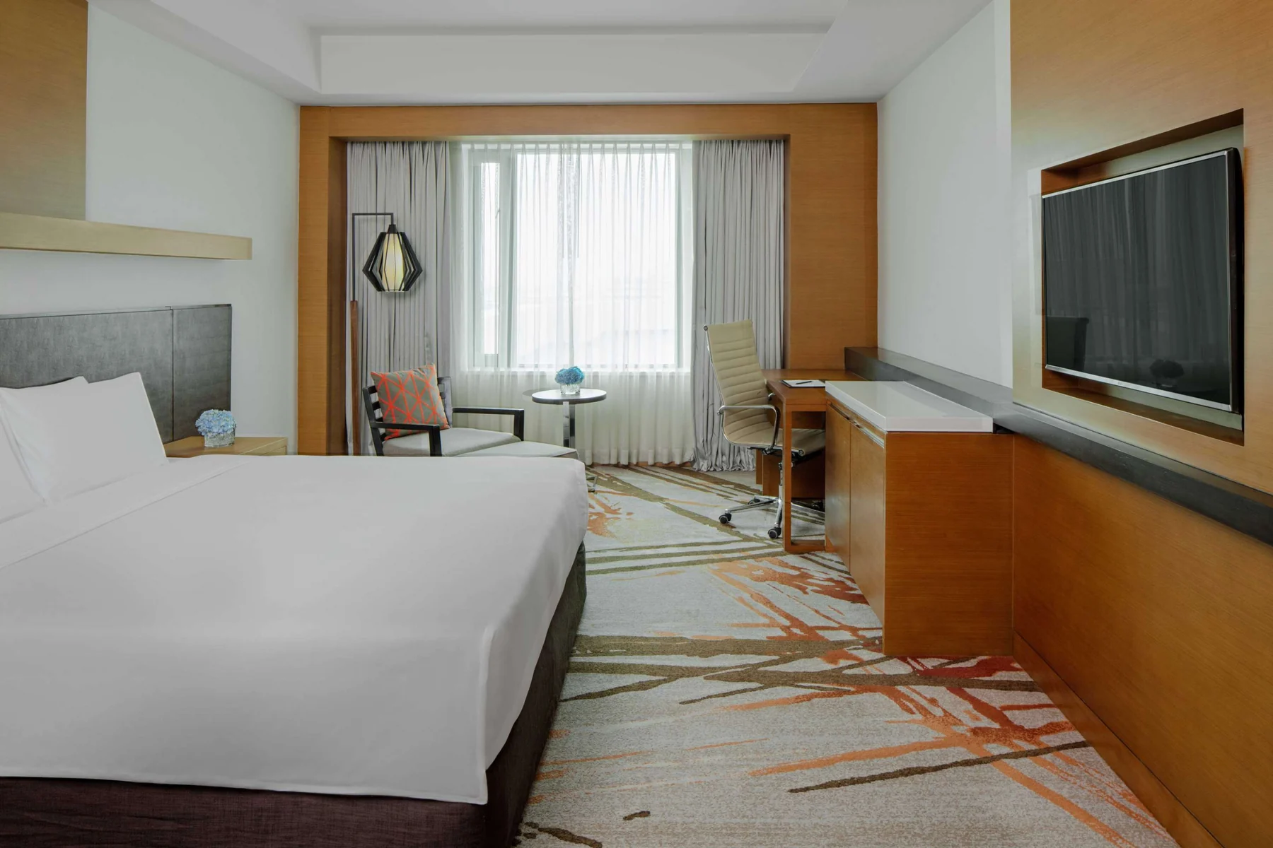 SM City Cebu综合设施的构成:North Wing、Radisson Blu、NU与Towers的关系的内部空间与主要设施