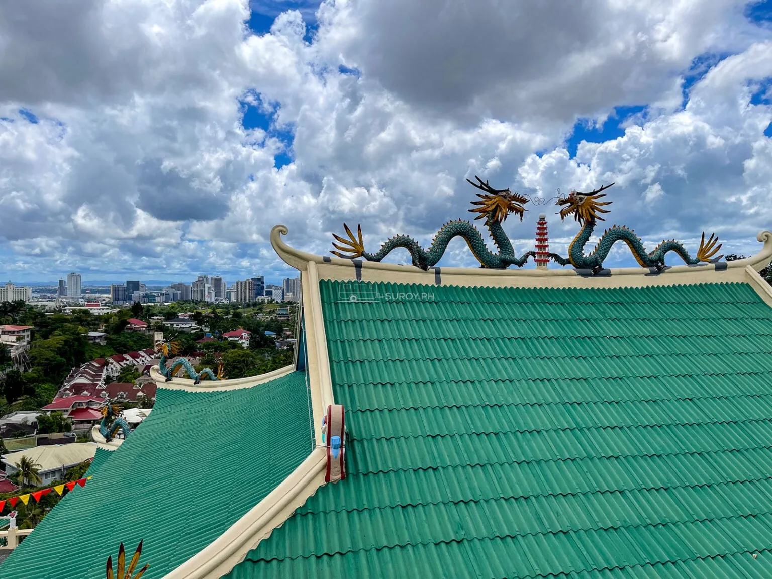 宿务Cebu Taoist Temple的历史与建筑:华人社会与屋顶、龙饰的看点