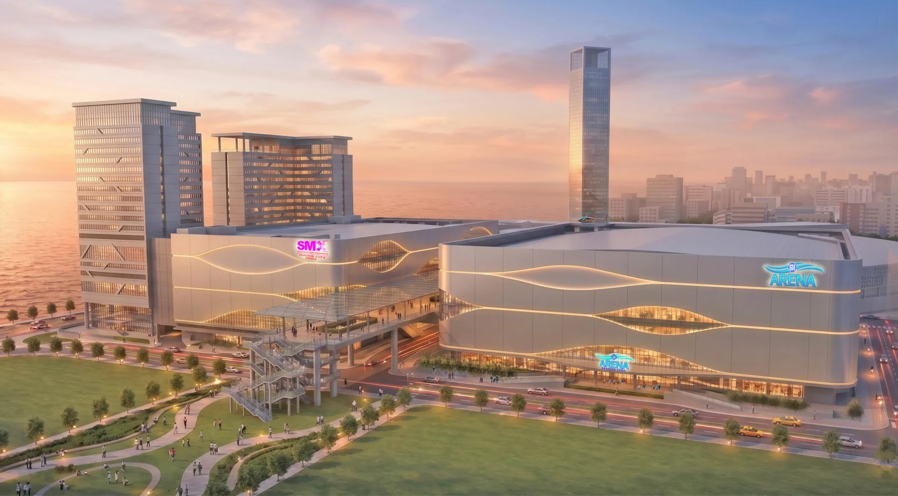 SM Seaside City Cebu与连接桥