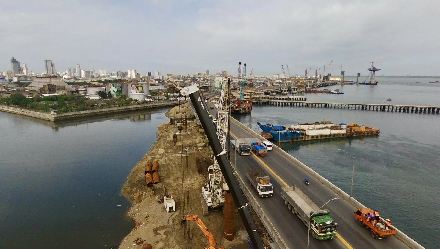 宿务Cebu South Coastal Road(CSCR):区段、车道与SRP连接
