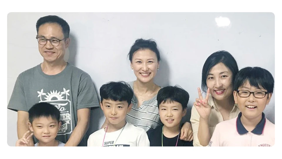 CIEC亲子项目家庭合影