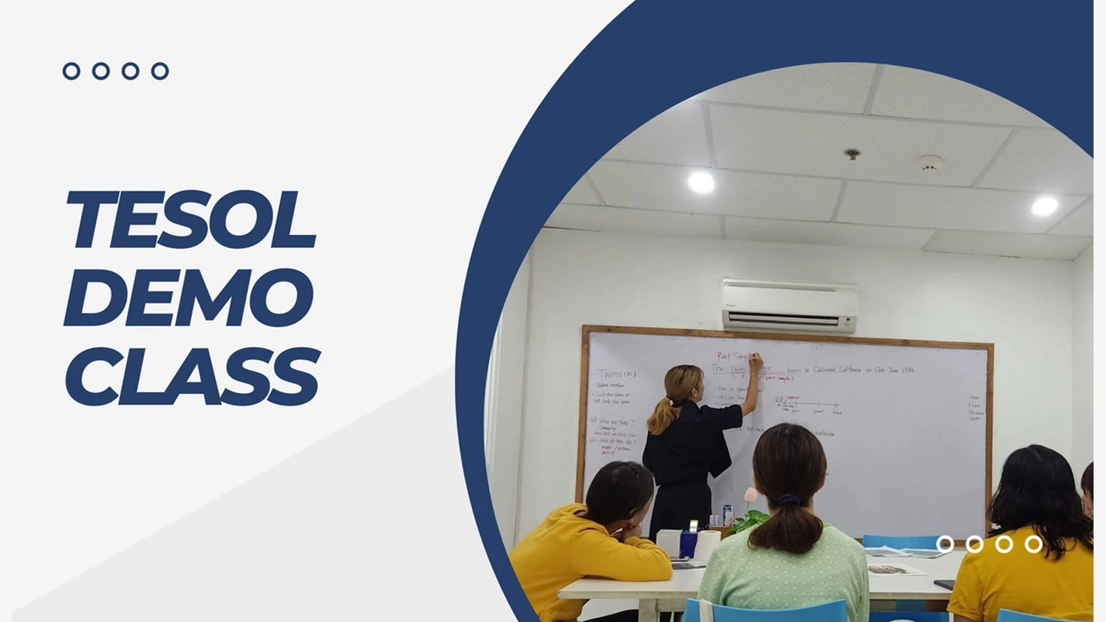 CELLA English Academy官方资料中的短期集中课堂与复习场景