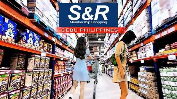 宿务S&R仓储卖场的高货架与宽通道