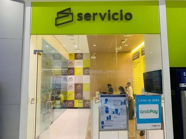 SM City Cebu的Servicio人工服务柜台