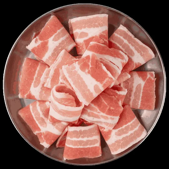 Samgyupsalamat公布的猪五花肉菜品